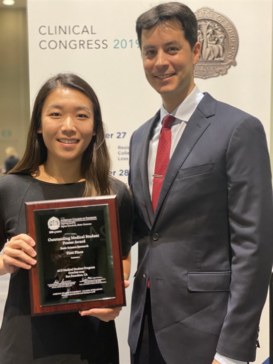 Iris Liu Receiving Award